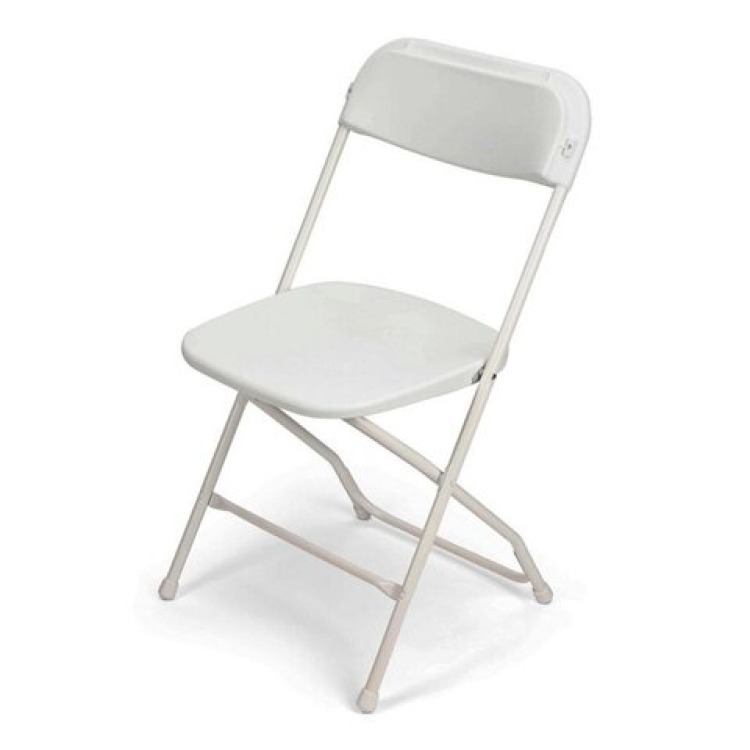 Plastic folding chair
